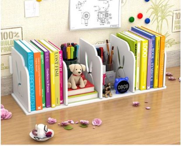 Giá sách để bàn tiện dụng chia ngăn