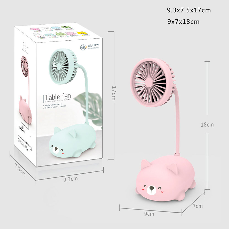 [HCM]Quạt mini sạc điện đế hình thú