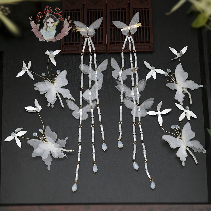 Bộ set trâm trang sức cổ trang nhiều món