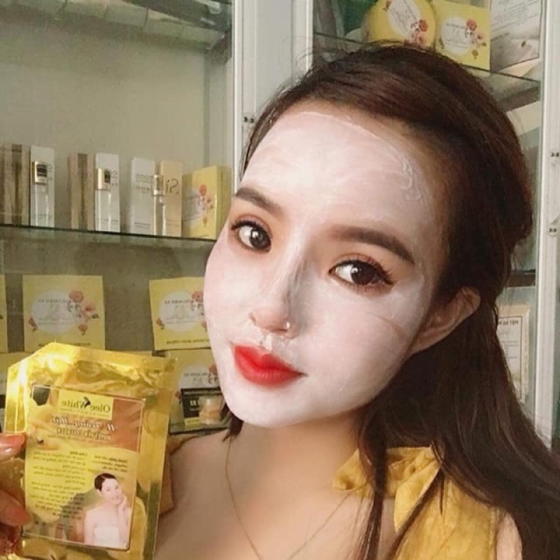 Combo 5 Gói Ủ Trắng Face Huyết Yến Collagen TRắng Mịn Da Mờ Nám  Tàn Nhang