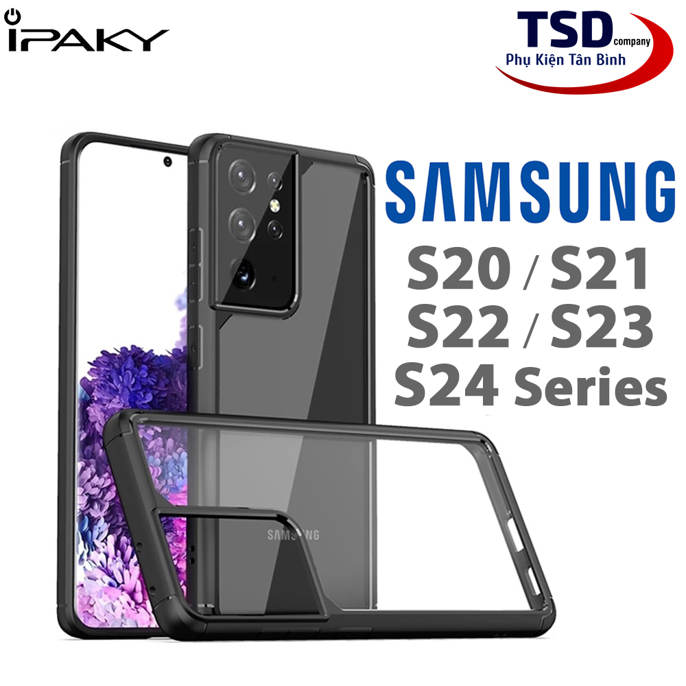 Ốp Lưng iPaky Samsung S20 / S21 / S22 / S23 / S24 / S25 / S26 Series Chống Sốc Cao Cấp