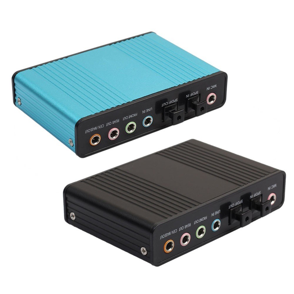 Sound Card Âm Thanh 5.1 Usb 6Ch + Optical Audio