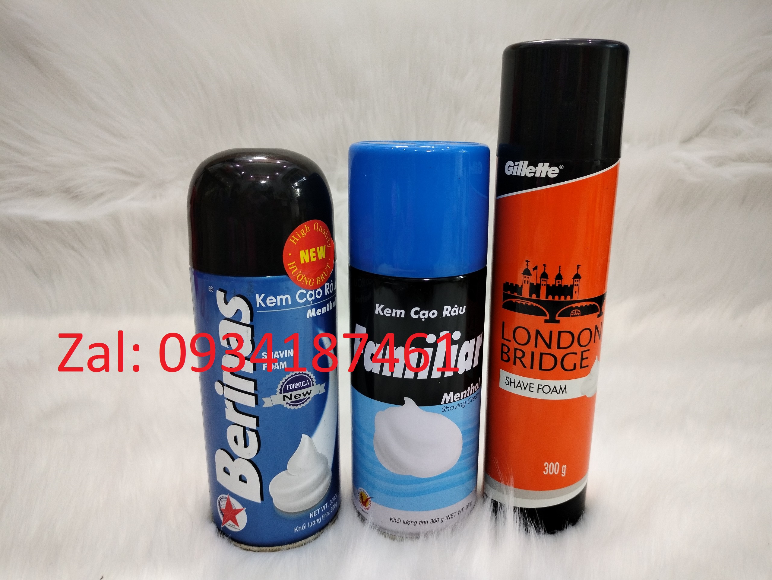 Bọt cạo râu làm mềm râu Familiar 275gram, Berinas, Gillette