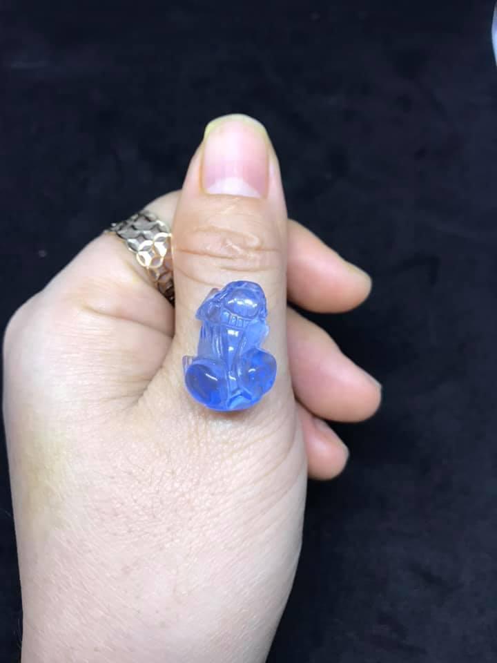 [HCM]TỲ HƯU ĐÁ TOPAZ XANH DƯƠNG