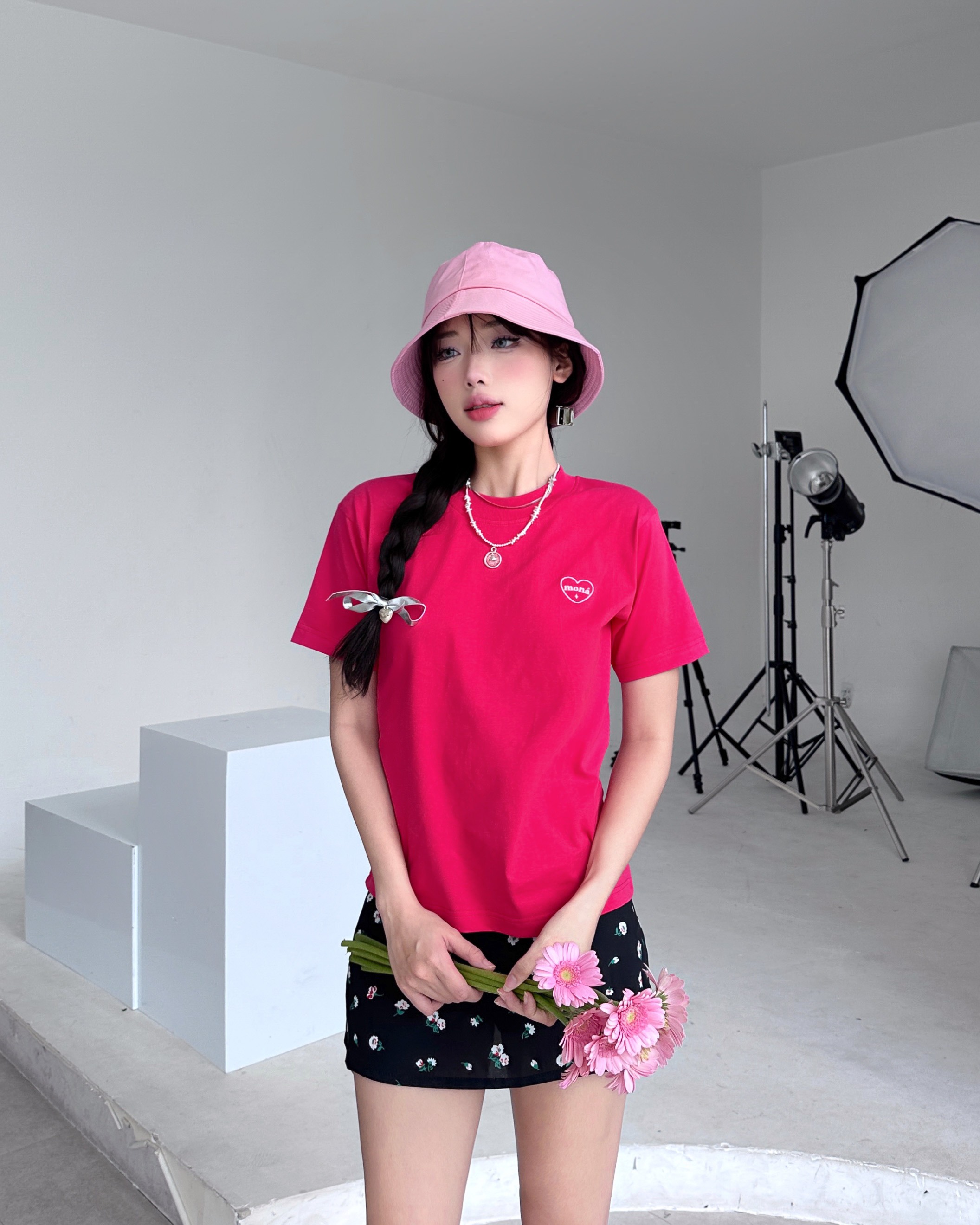 Áo thun baby tee basic MONÁ - CINDY