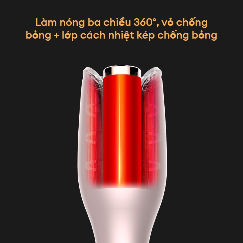 POCKETOP Máy uốn tóc tự động uốn được lượng tóc lớn