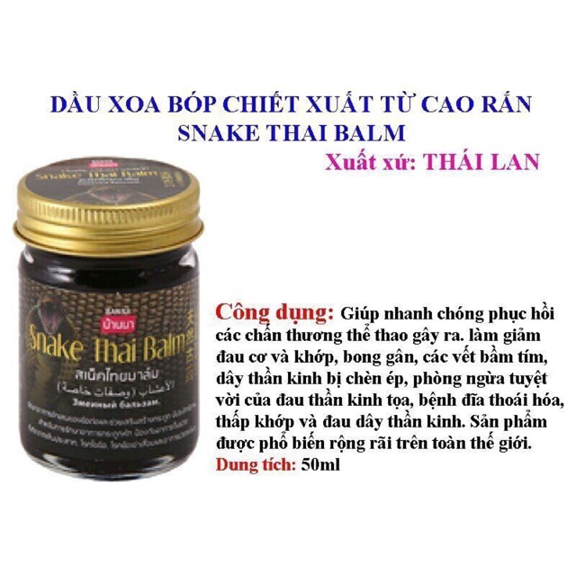 Dầu Cù Là BANNA  Thái Lan 50gr