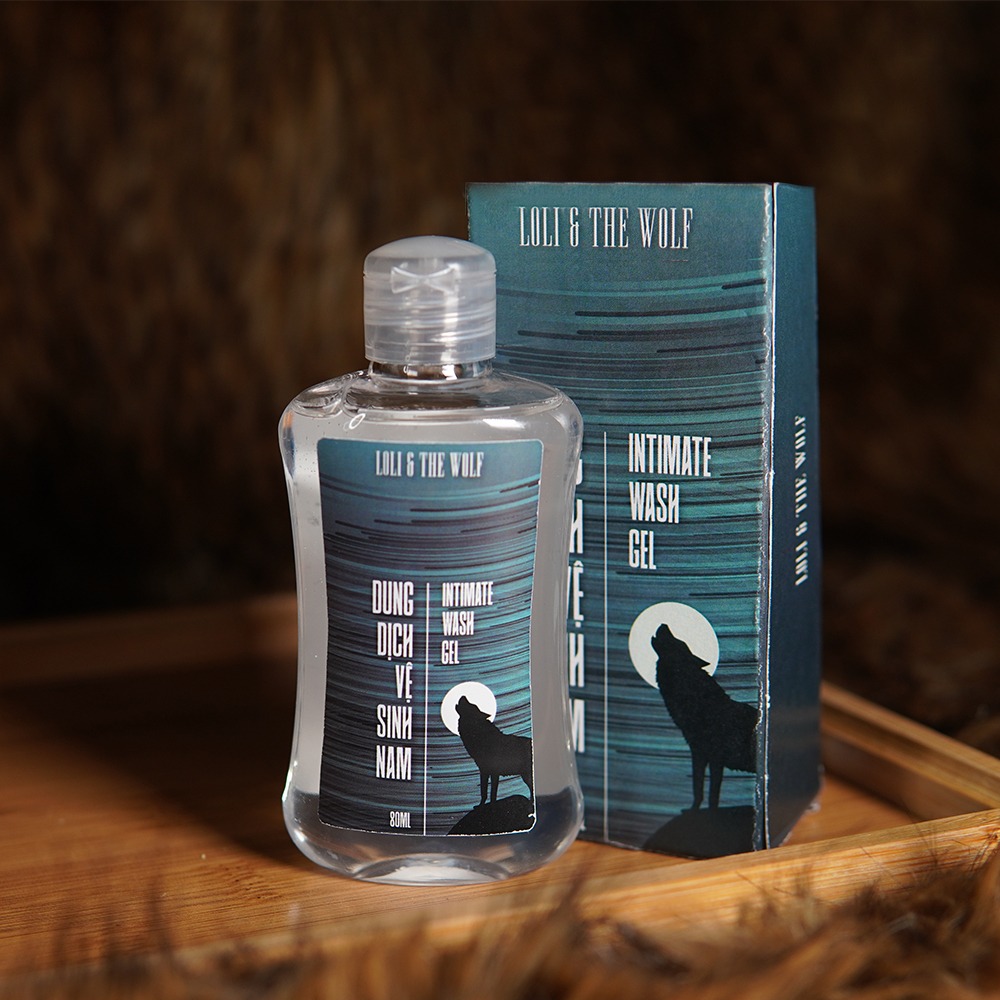 Dung dịch vệ sinh nam dạng gel chai 80ml - LOLI & THE WOLF