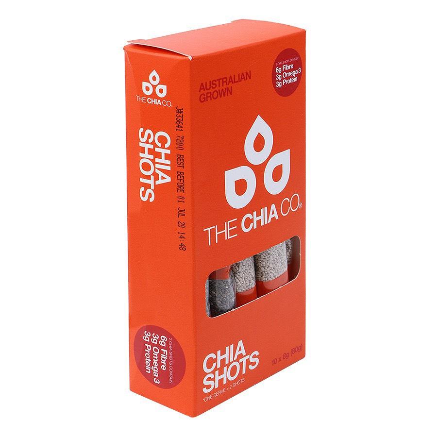 Hạt Chia Úc The Chia Co Shots Trắng và Đen (8g x10 gói)