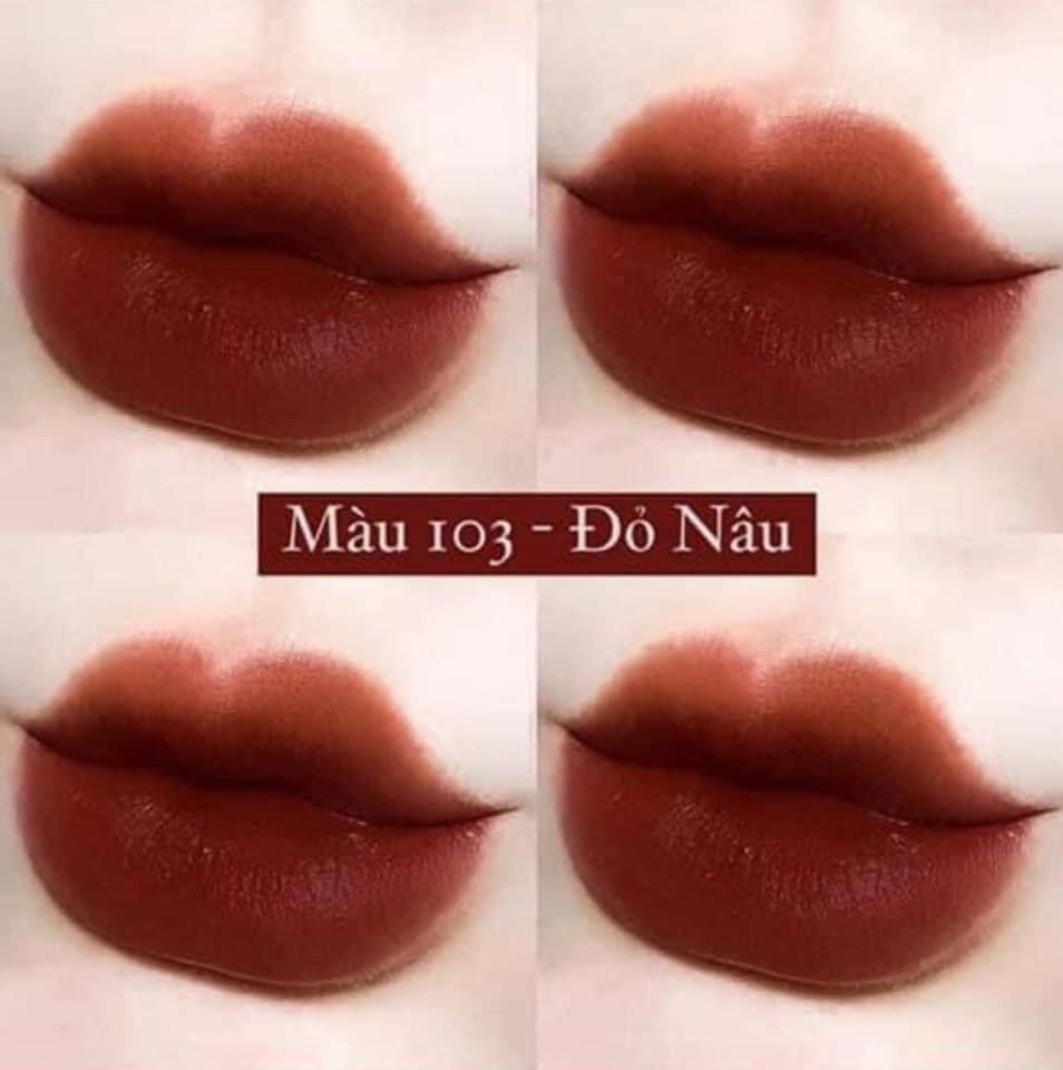 Son Kem Siêu Lì Peripera Ink The Velvet ( đỏ nâu, cam, đỏ đất )