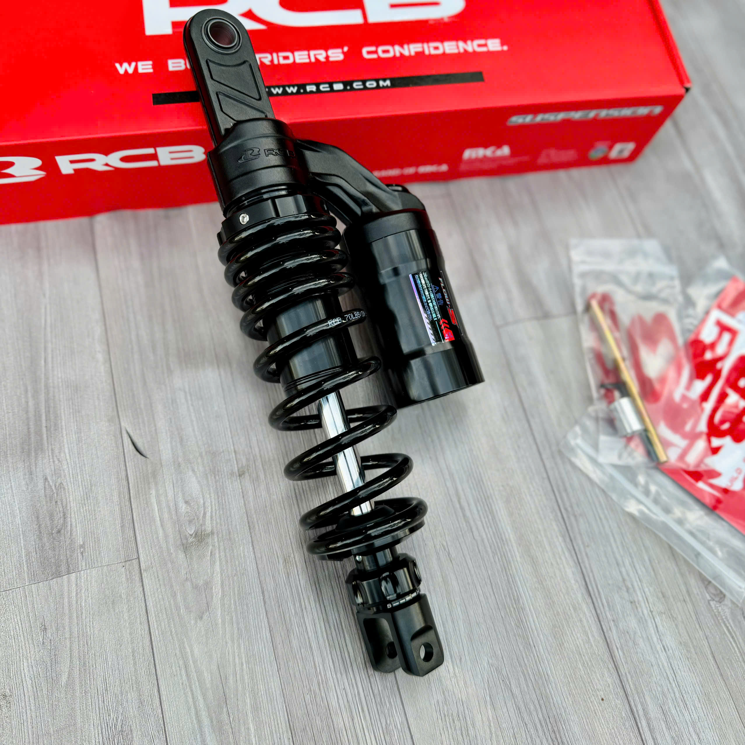 Phuộc sau RCB Flow-S Vario click chính hãng Malaysia hàng cao cấp