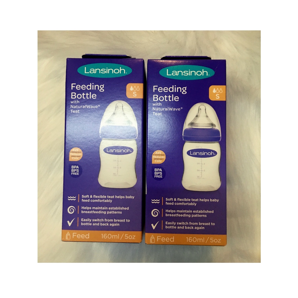 Bình ti lansinoh dung tích 160ml/240ml