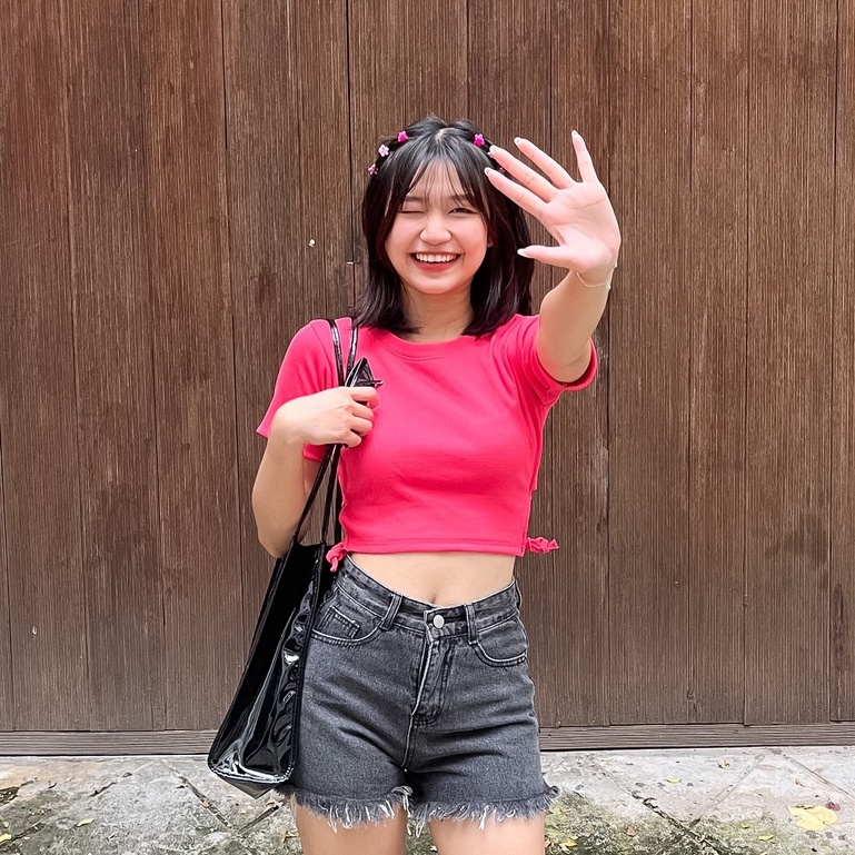 Áo croptop rio Miều trẻ trung năng động TT16