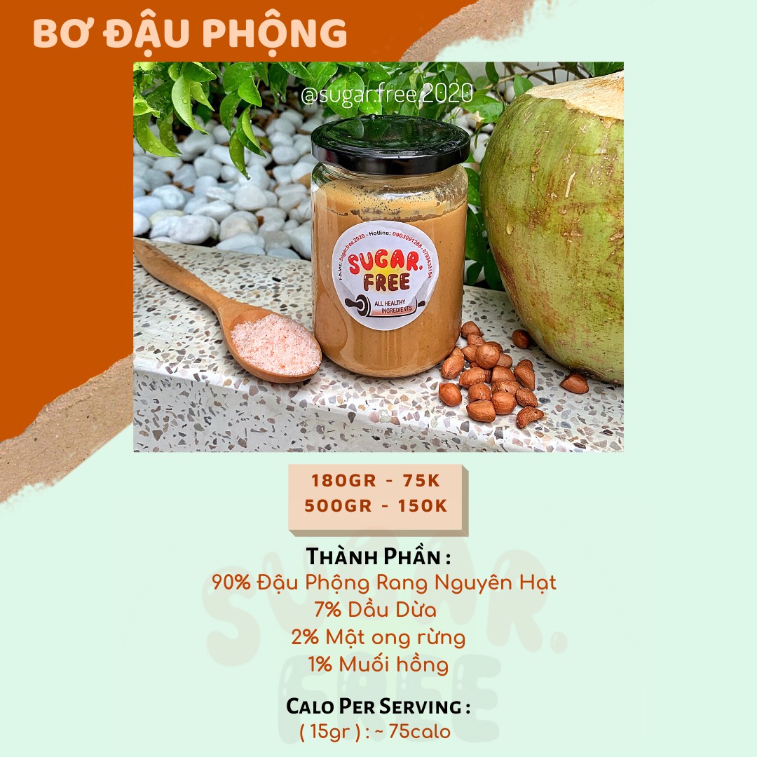 HCMBơ đậu phộng không đường