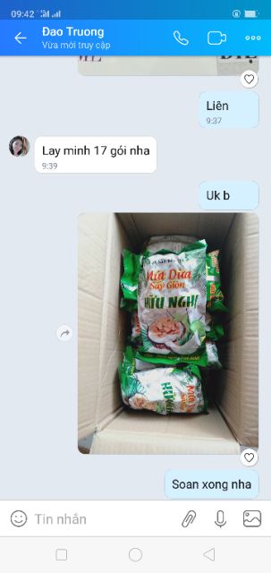 [ combo 2  gói]MỨT DỪA SẤY GIÒN HỮU NGHỊ