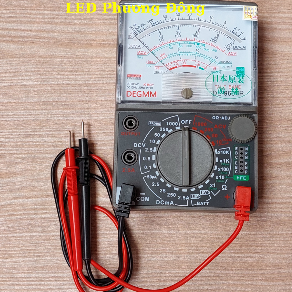 Đồng hồ đo điện vạn năng DEG MM - 960TR
