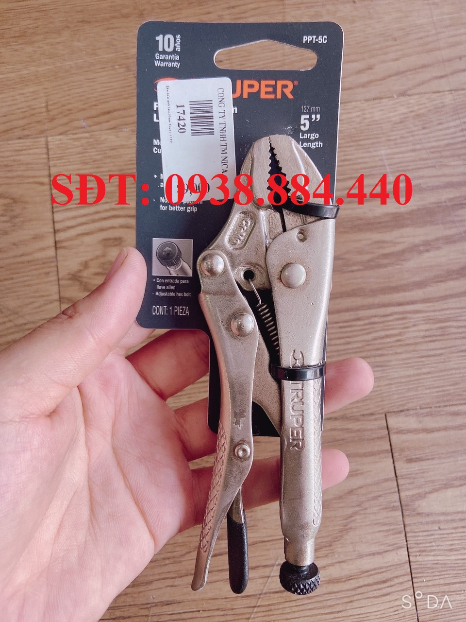 Kềm bấm chết 5in/127mm Truper - 17420