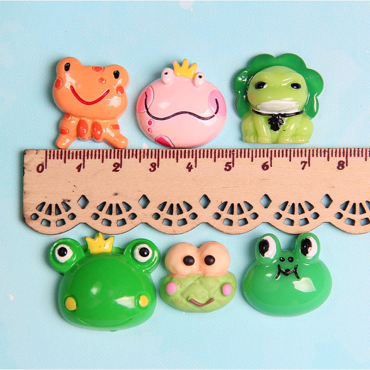 Jibbitz Prince Frog W/Chrome flip flops sticker