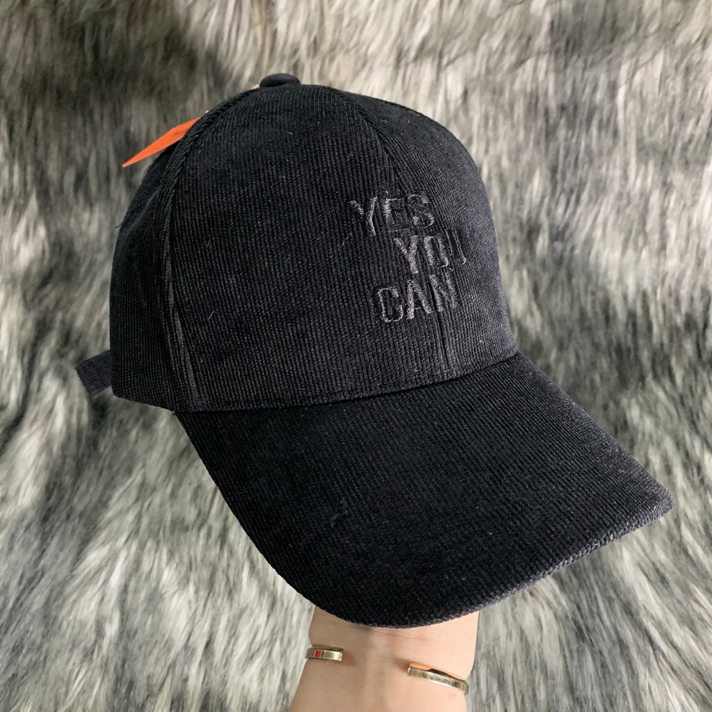Mũ lưỡi trai Yes you can thoáng mát