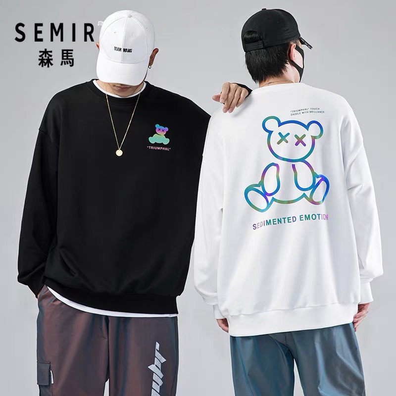 Áo sweater Gấu form unisex nam nữ
