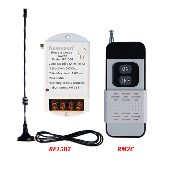 CÔNG TẮC ĐIỀU KHIỂN TỪ XA DB01B2-RM2C