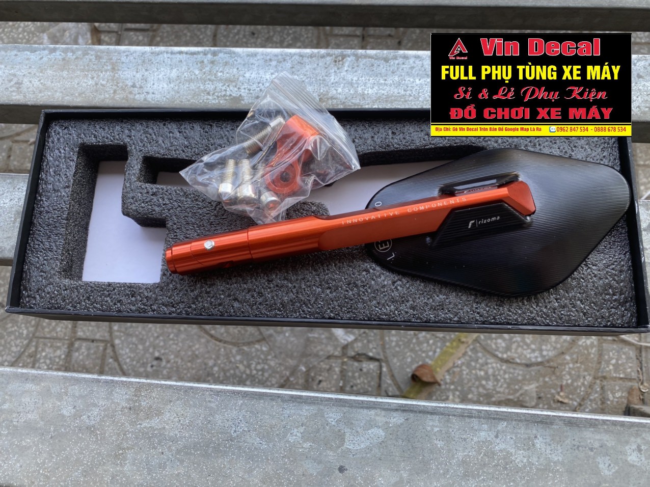 (LOẠI 1) Combo Kính Rizoma Elisse loại 1 + Ron Xoay 360 Độ