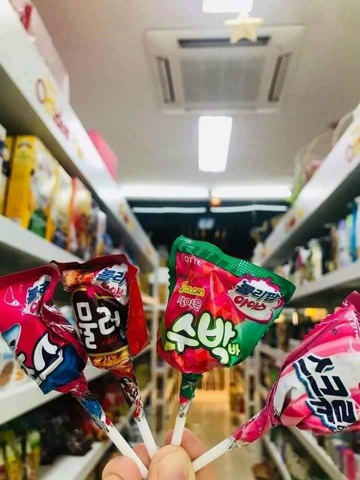 (siêu rẻ) KẸO MÚT LOTTE HÀN QUỐC HỘP 60 CHIẾC