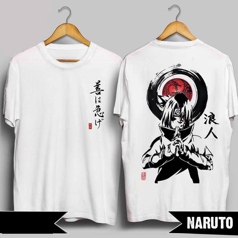 Áo Kakashi Thư Pháp Cực Chất - Áo Phông Hatake Kakashi Naruto