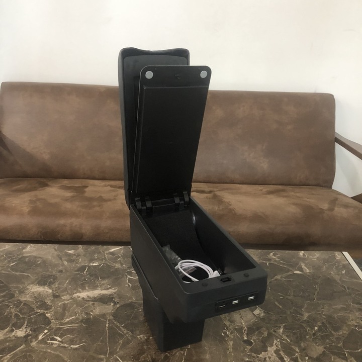 Hộp tỳ tay ô tô, xe hơi cao cấp Mitsubishi Xpander tích hợp 6 cổng USB