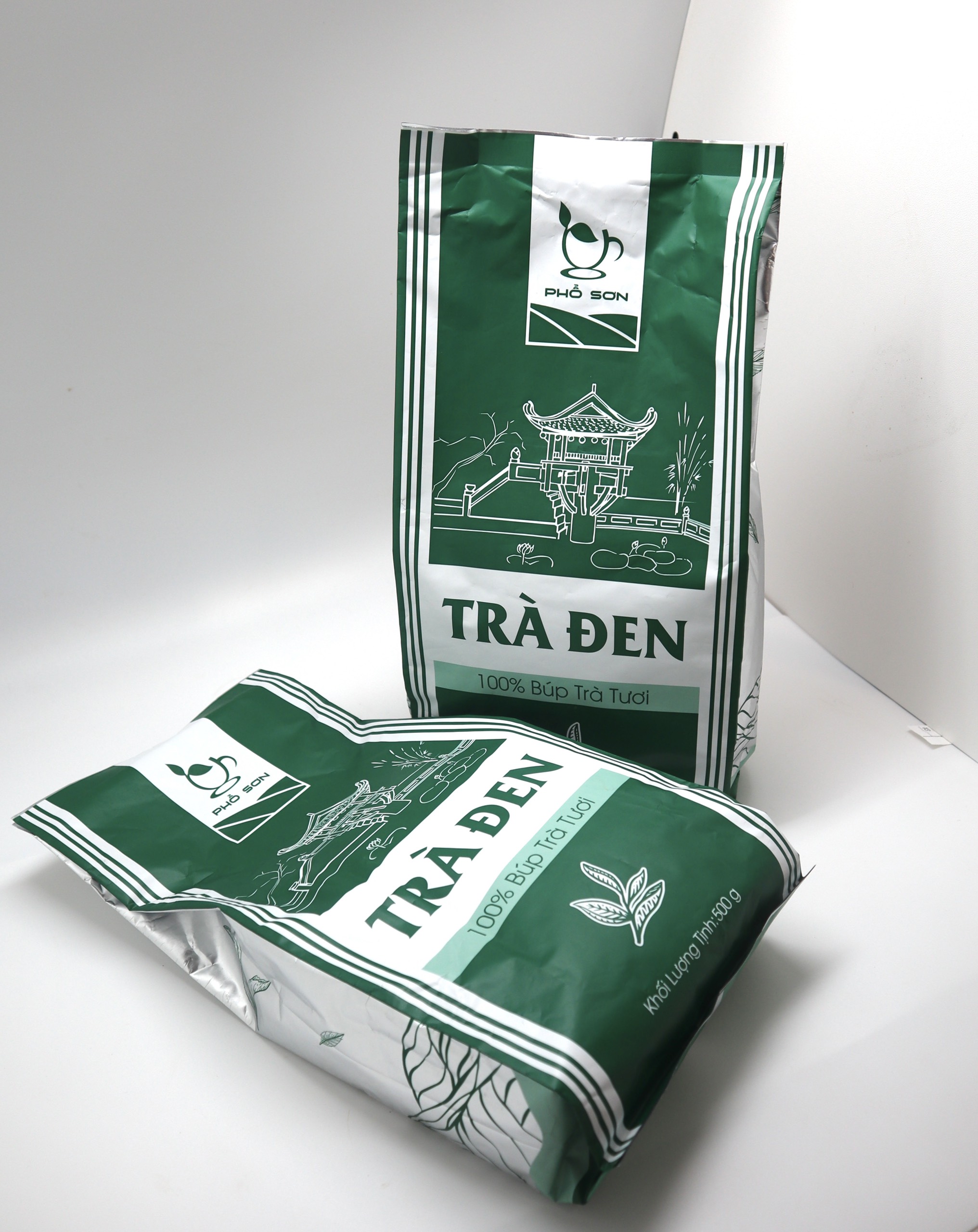 Trà Phổ Sơn 500gr [ Trà đen - Trà xanh lài ]