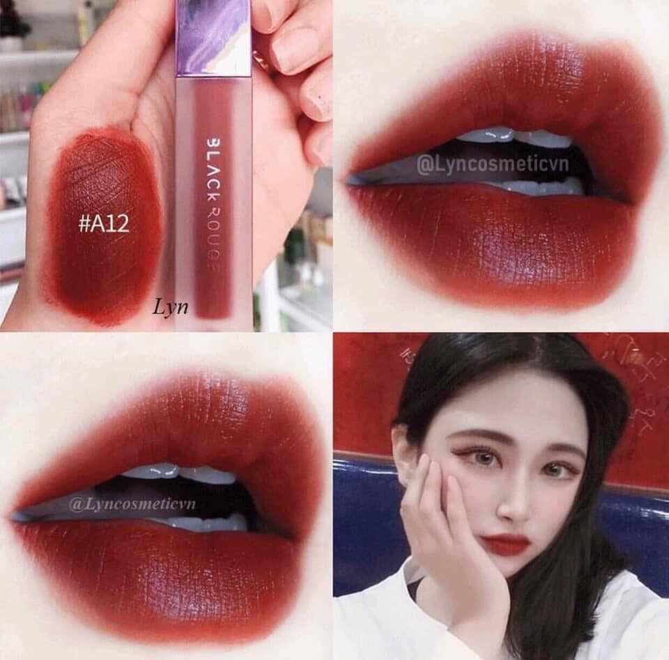 SON KEM BLACK ROUGE A12 ĐỎ NÂU