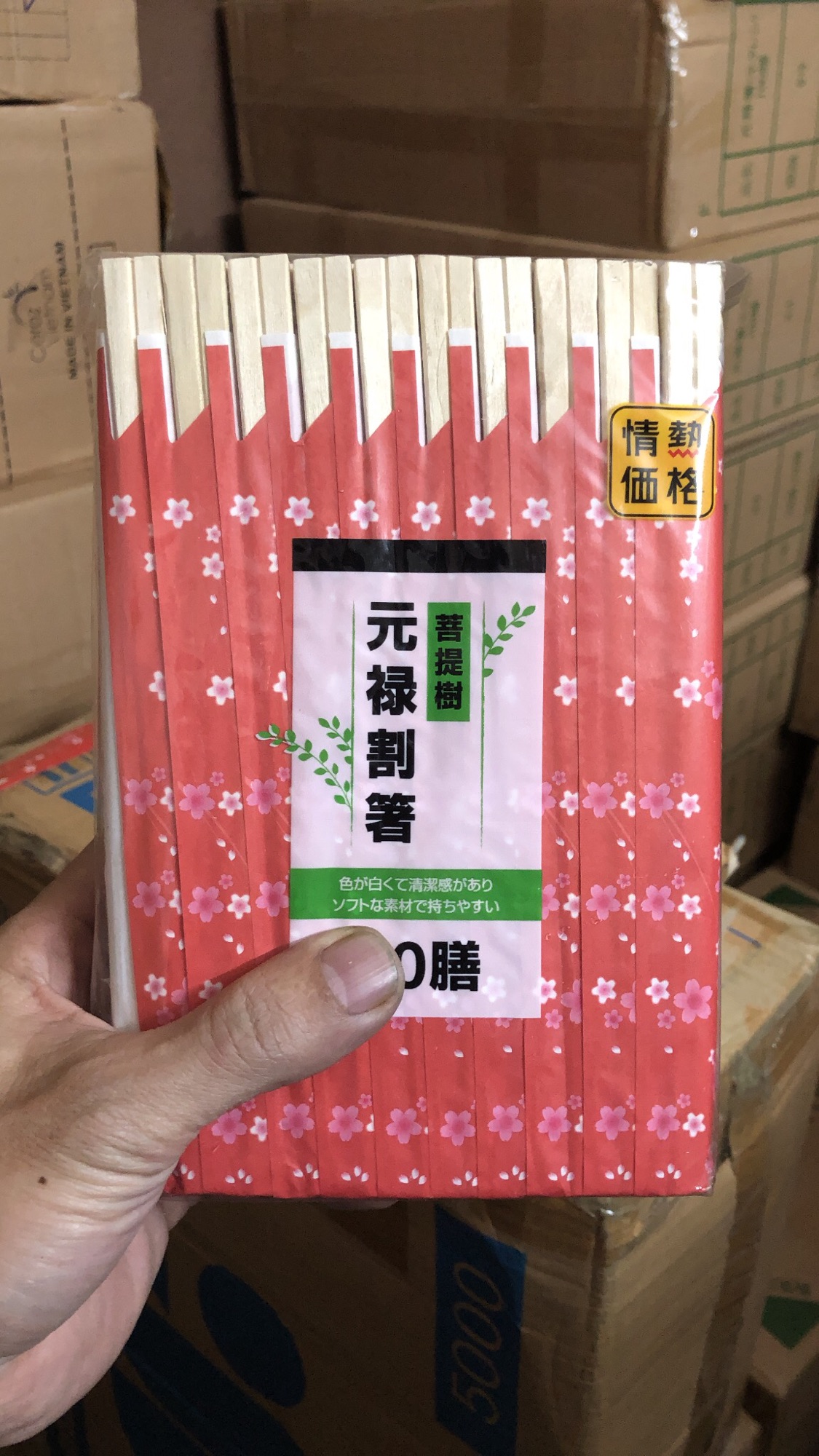 100 Đôi Đũa Gỗ Dùng 1 Lần Xuất Khẩu