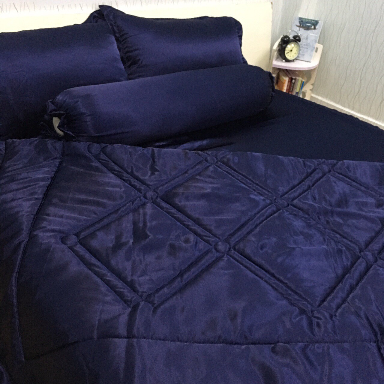 Bộ grap phi bóng KO MỀN (1m6x2mx15cm). Bộ drap phi bóng. Bộ drap phi lụa. Bộ grap phi lụa. Bộ ga phi bóng. Bộ ga phi lụa