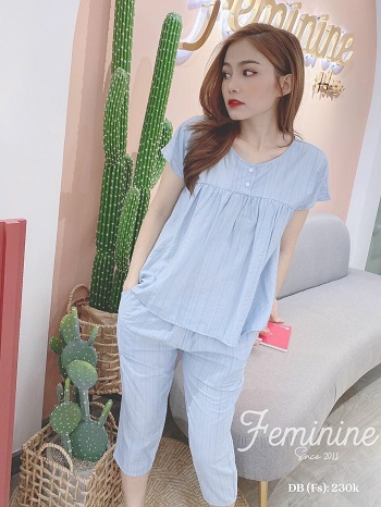 Sét bộ đũi quần lửng siêu hót 04