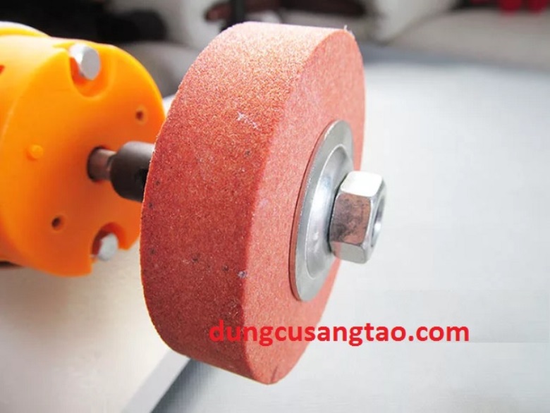 Đá mài D75mm (đá mài dùng cho máy mài đa năng để bàn)