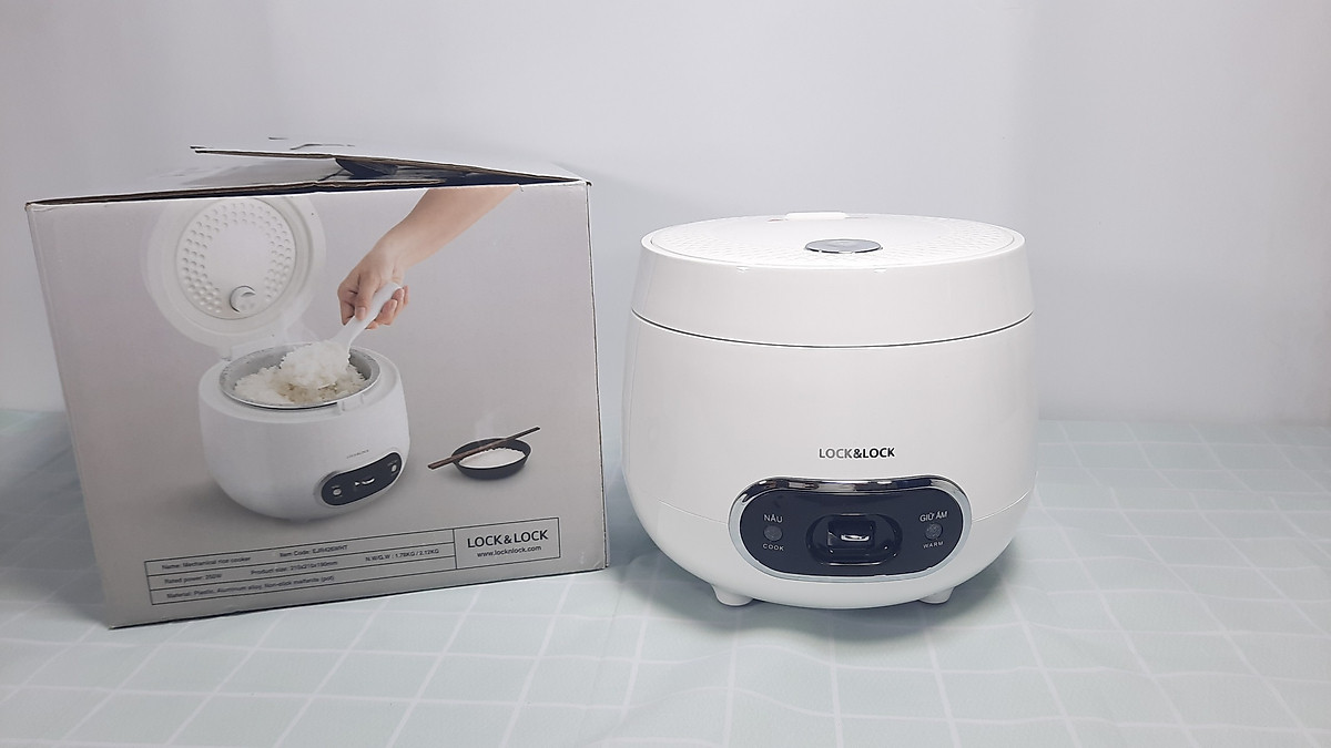 Nồi Cơm Điện Mini Lock&Lock EJR426 Dung Tích 0.8 lít (Hàng chính hãng)