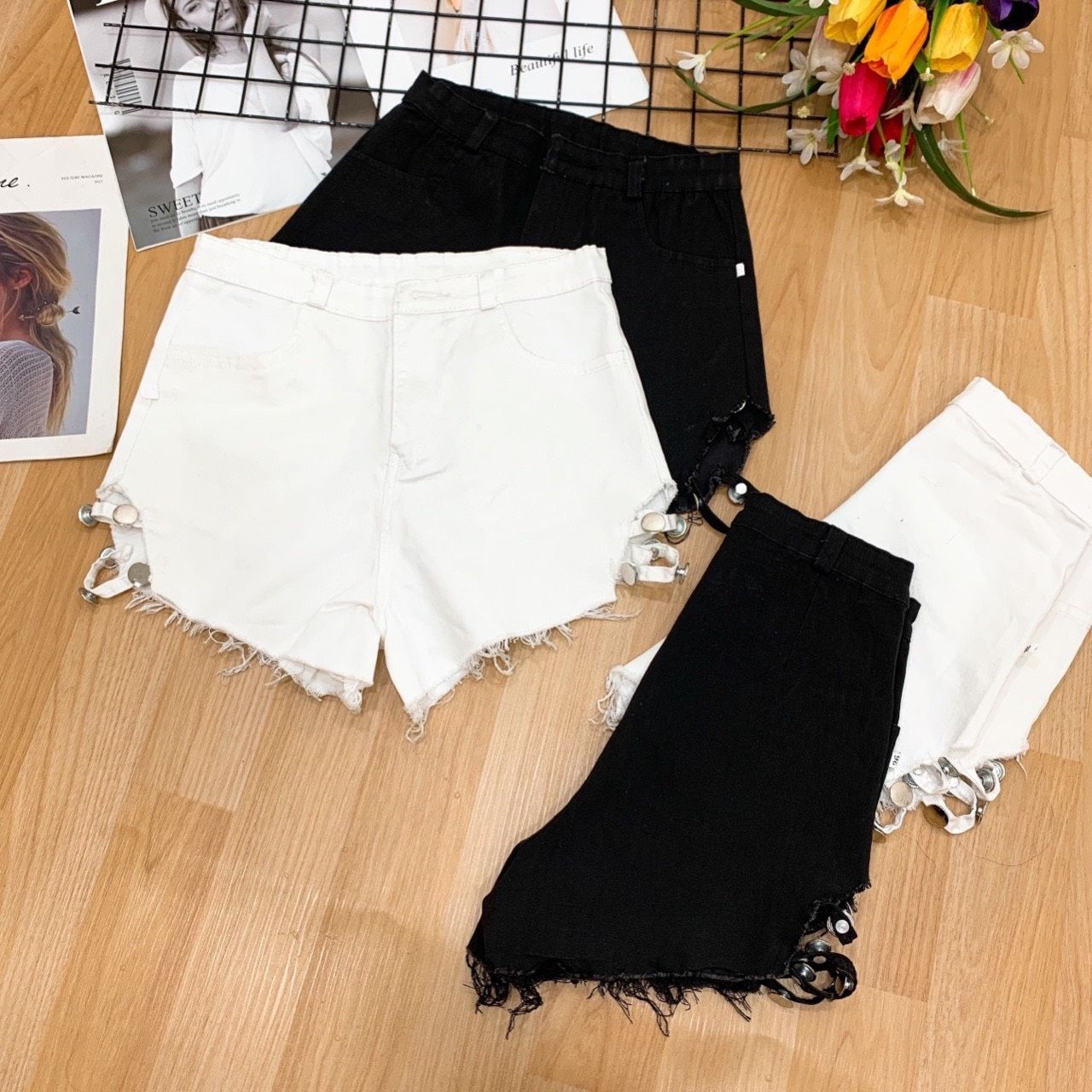 Mẫu mới quần short kaki kiểu