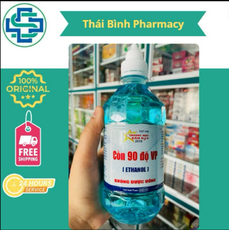 Cồn xanh 500ml Vĩnh Phúc - 1 chai