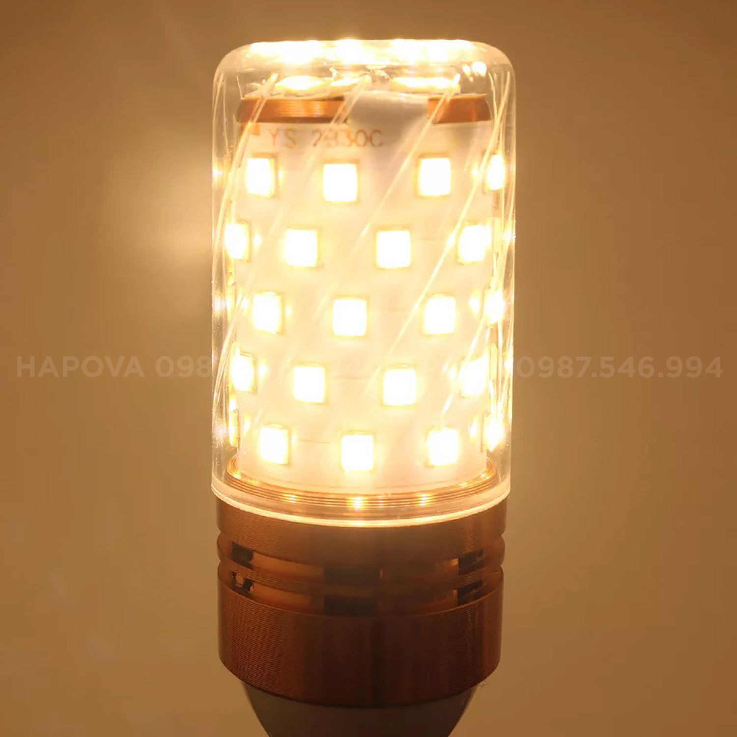 Bóng đèn led 3 Chế độ màu HAPOVA CHAIKI Đui E27, E14 mã 3612