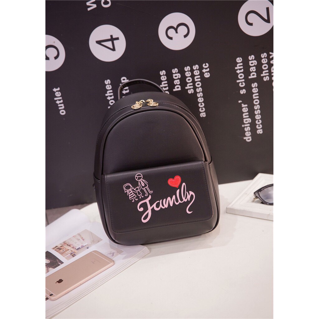 [HCM]Balo Da FAMILY Cực Cute