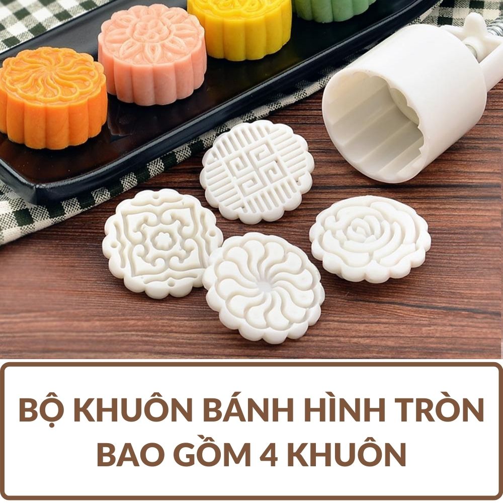 Khuôn làm bánh Trung thu xôi oản hình tròn 4 khuôn (6,5cm) 90-100gr - Chất liệu nhựa chuyên dùng bền đẹp và an toàn chuyên dùng trong ngành thực phẩm | Lazada.vn Khuôn Làm Bánh Trung Thu Xôi Oản Hình Tròn 4 Khuôn (6,5Cm) 90-100Gr - Chất Liệu Nhựa Chuyên Dùng Bền Đẹp Và An Toàn Chuyên Dùng Trong Ngành Thực Phẩm | Lazada.Vn