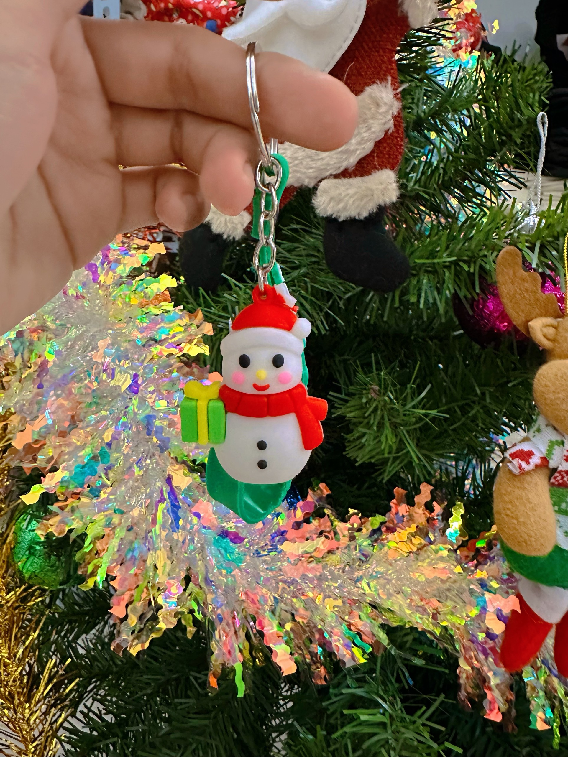MÓC KHÓA NOEL,GIÁNG SINH 3D CAO CẤP