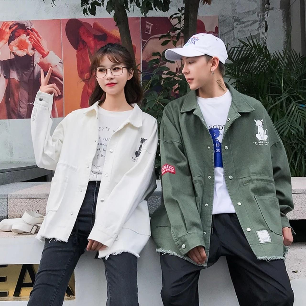 ÁO KHOÁC KAKI UNISEX THỜI TRANG PHONG CÁCH THỜI THƯỢNG