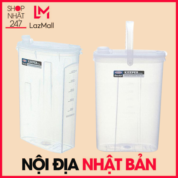 Bình đựng nước nhựa chịu nhiệt cao cấp Lustroware Keeper nội địa Nhật Bản
