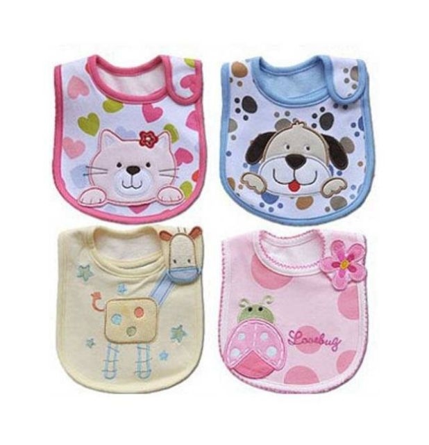 Yếm áo Catter 3 lớp chống thấm cho bé/ nhiều mẫu