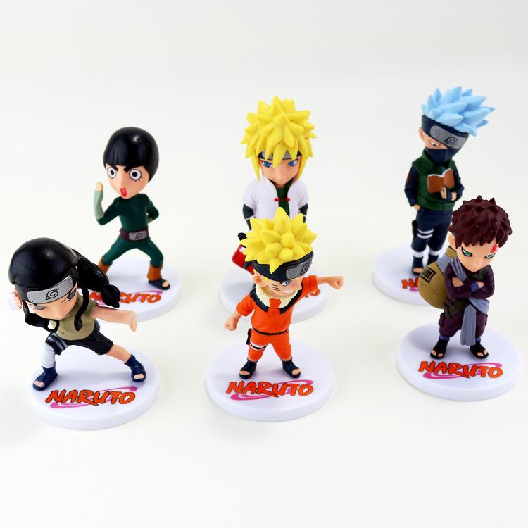 Bộ 06 Mô Hình nhân Vật Naruto (Mẫu 04 )