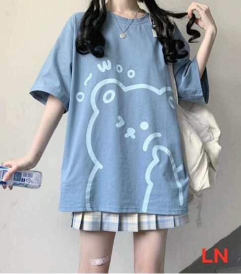 FREESHIPMAX-Áo phông gấu WOO LN11