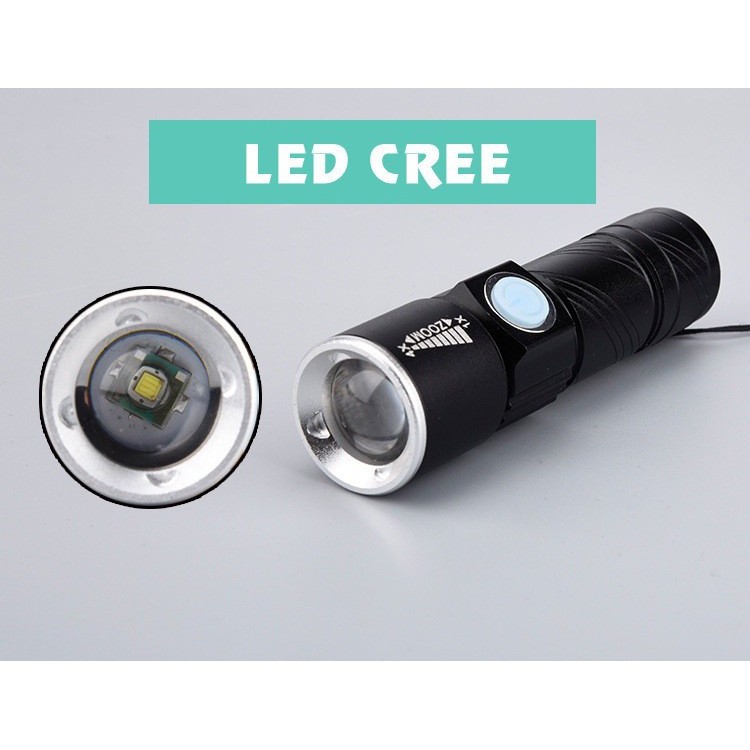 Đèn Pin Led Siêu Sáng Sạc Usb (Mẫu 2018)