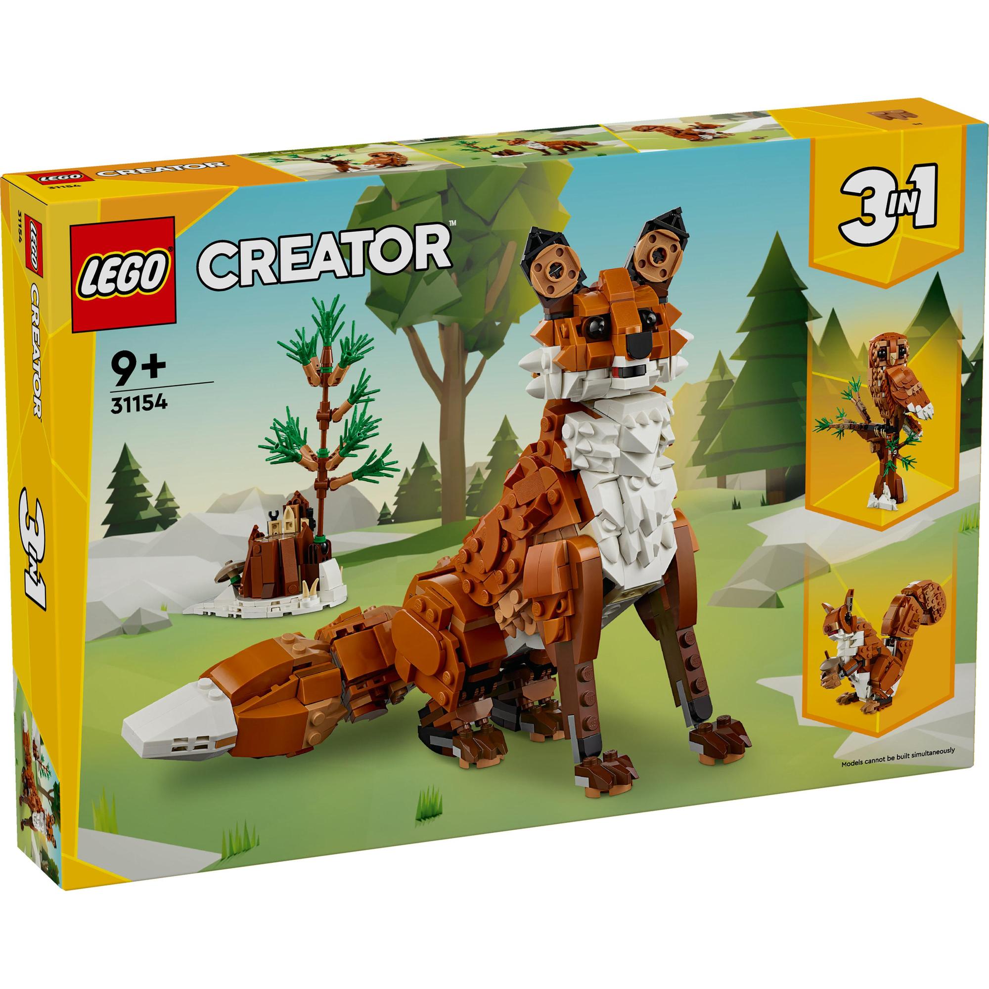 LEGO CREATOR 31154 Đồ chơi lắp ráp Mô hình Cáo đỏ (667 chi tiết)