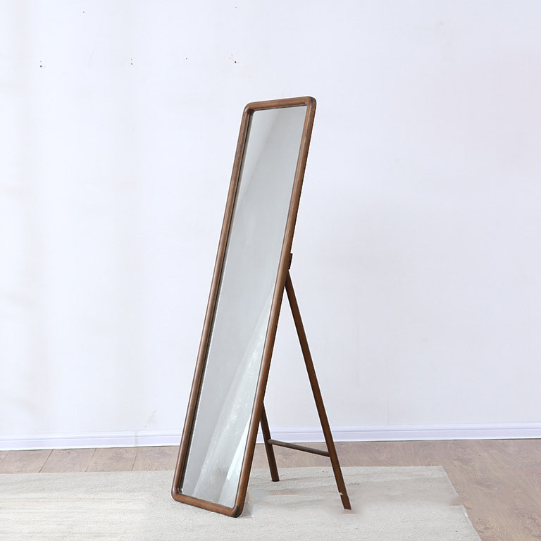 Gương viền gỗ bo góc 80x180cm
